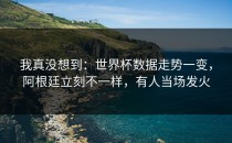 我真没想到：世界杯数据走势一变，阿根廷立刻不一样，有人当场发火